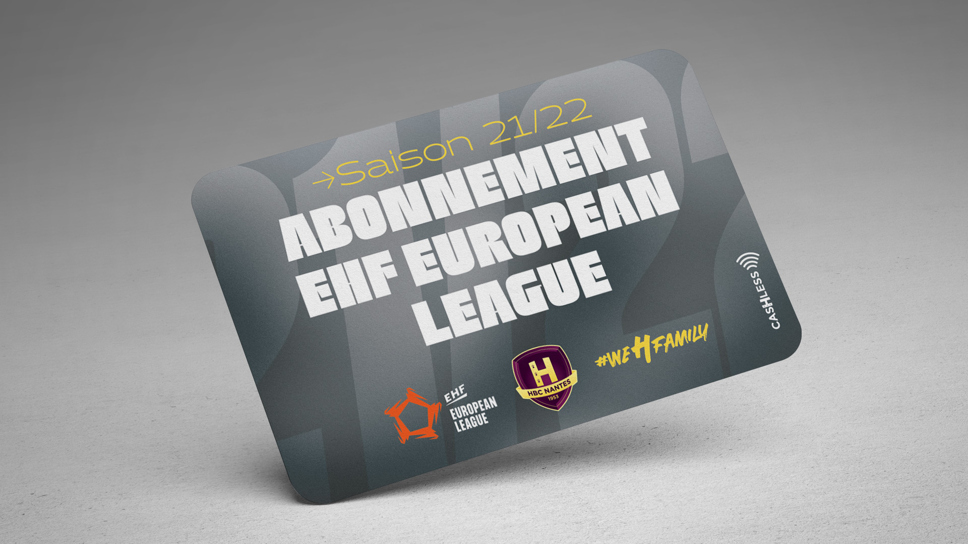 Lemgo : Carte d'abonné EHF European league (grise)