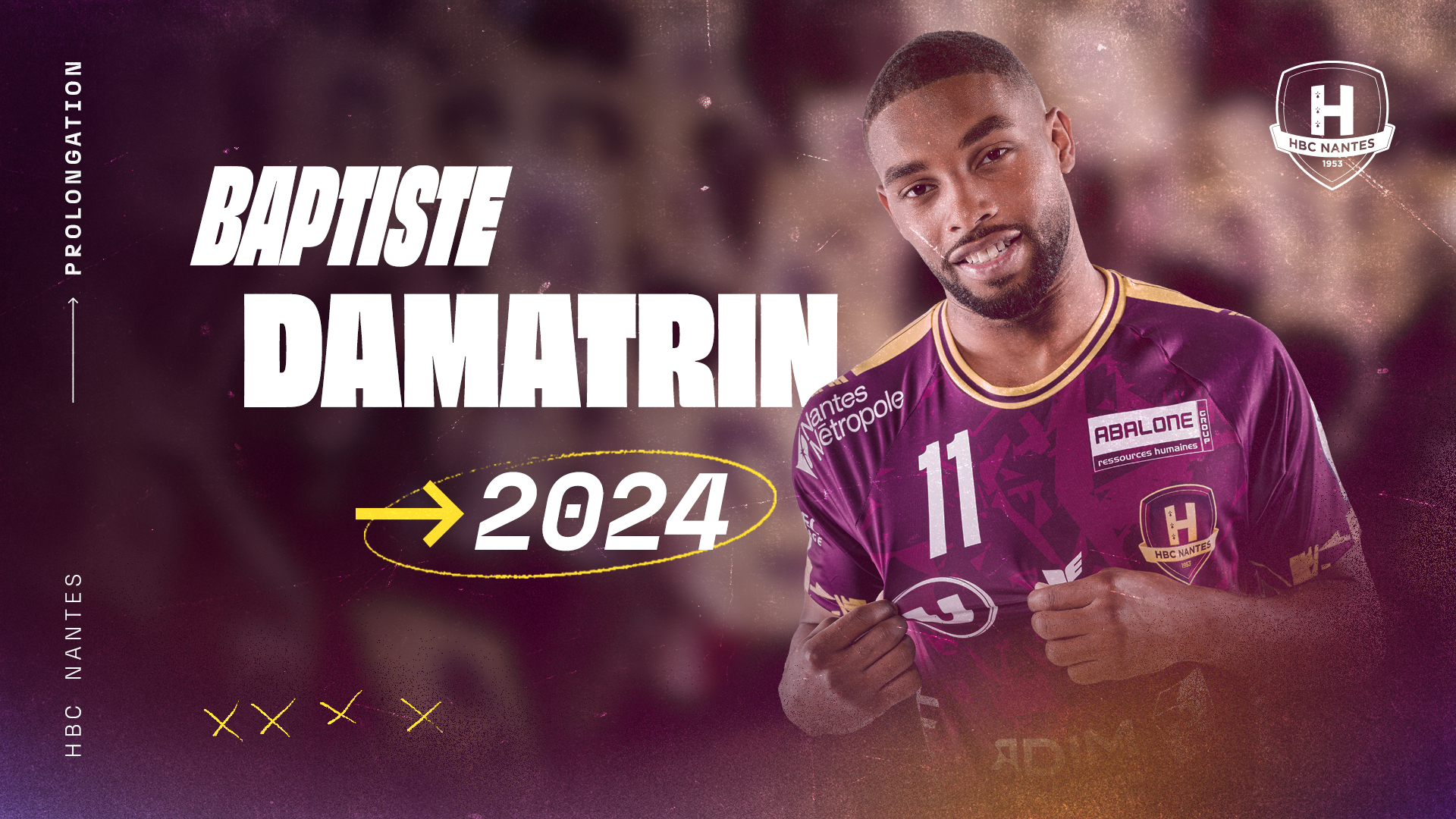 Baptiste Damatrin prolonge au HBC Nantes jusqu'en 2024!