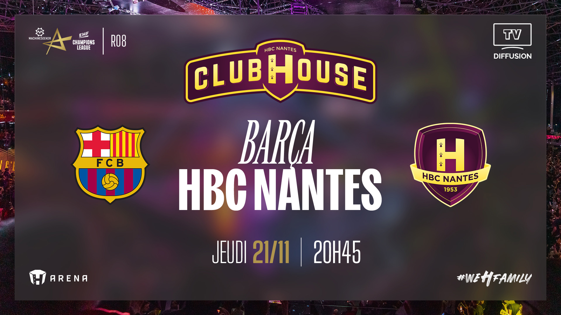 Barça - HBC Nantes : RDV au Club House