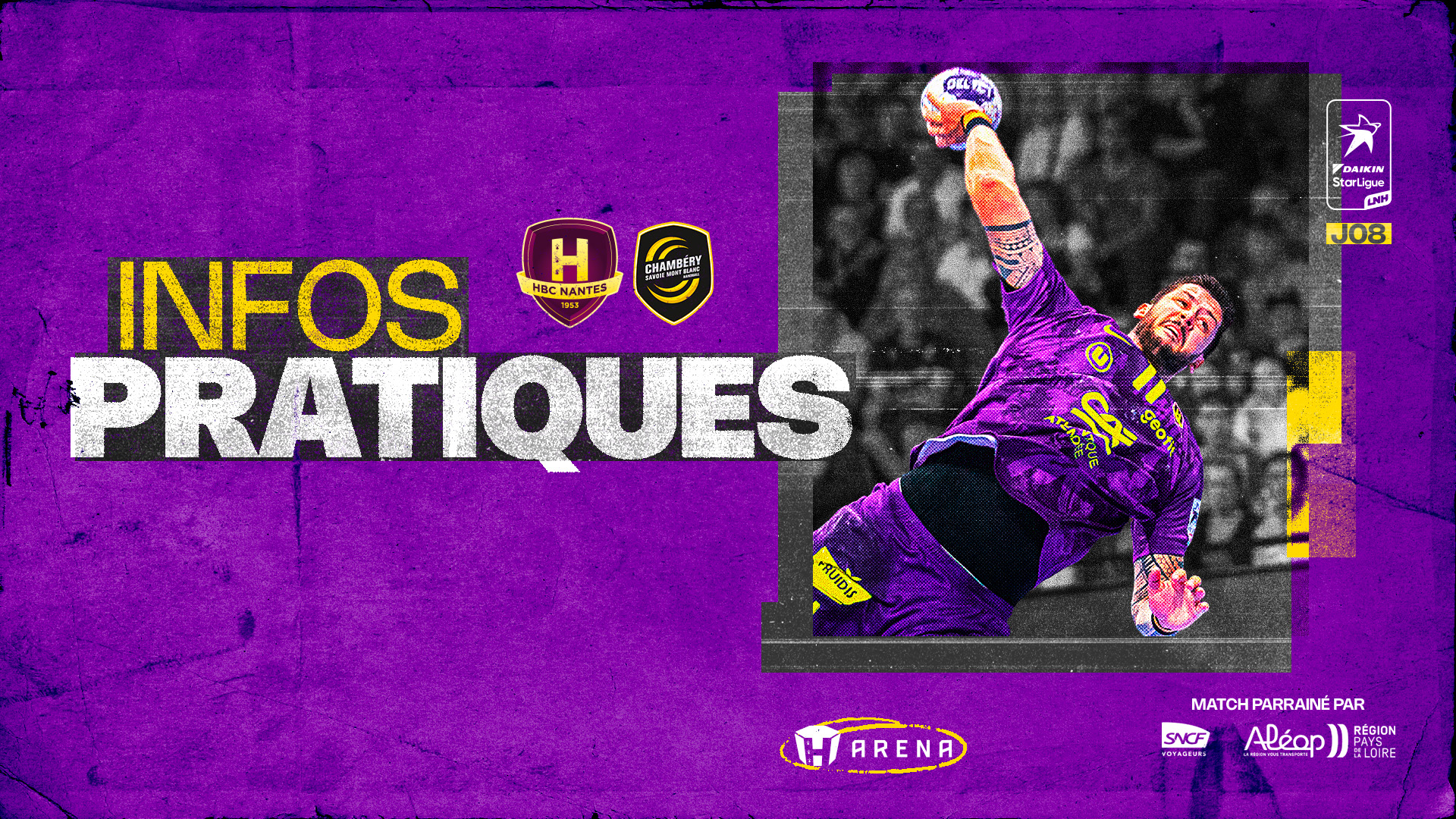 Infos pratiques : HBC Nantes - Chambéry