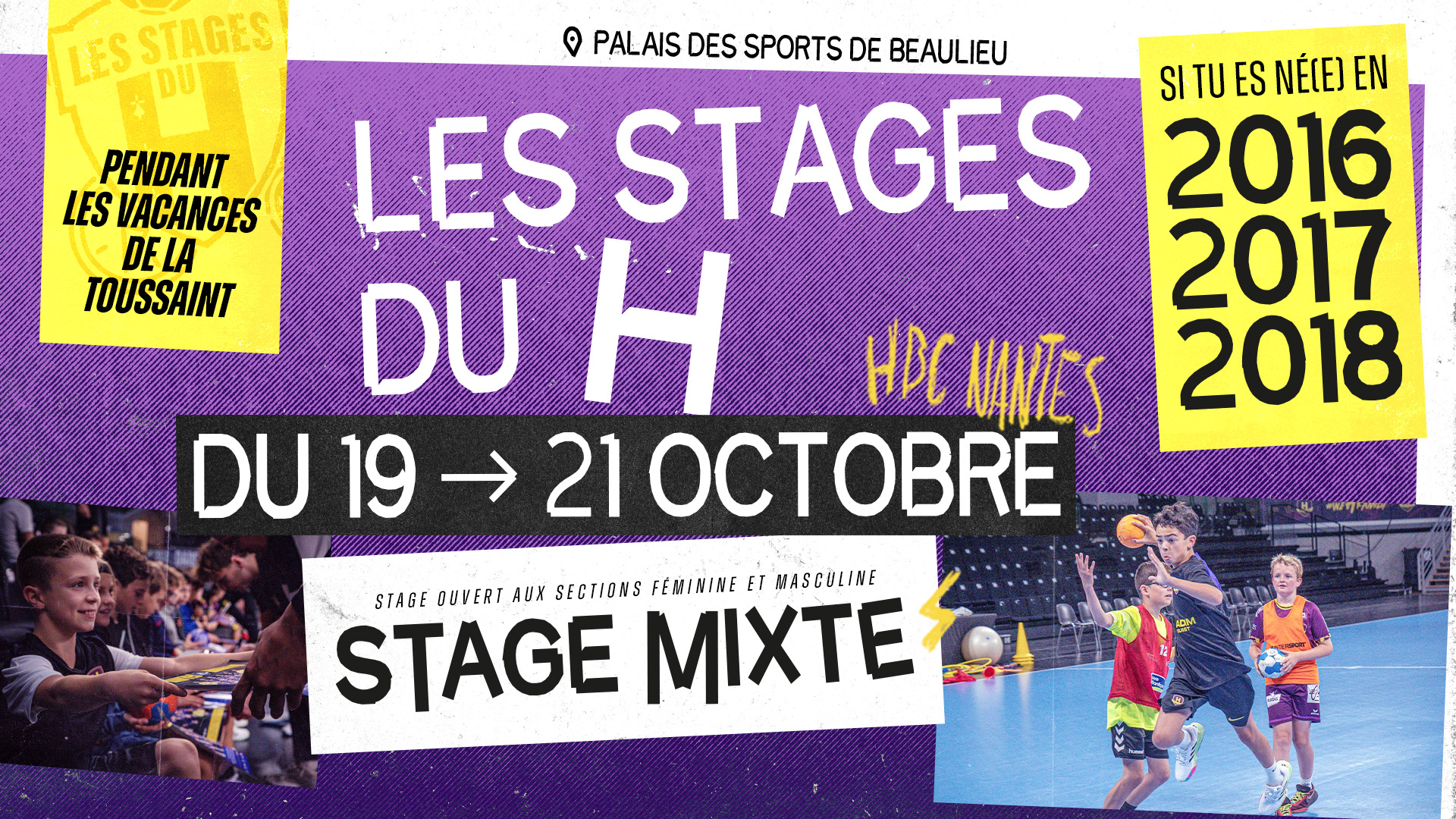 Les stages du "H" - Toussaint 2026