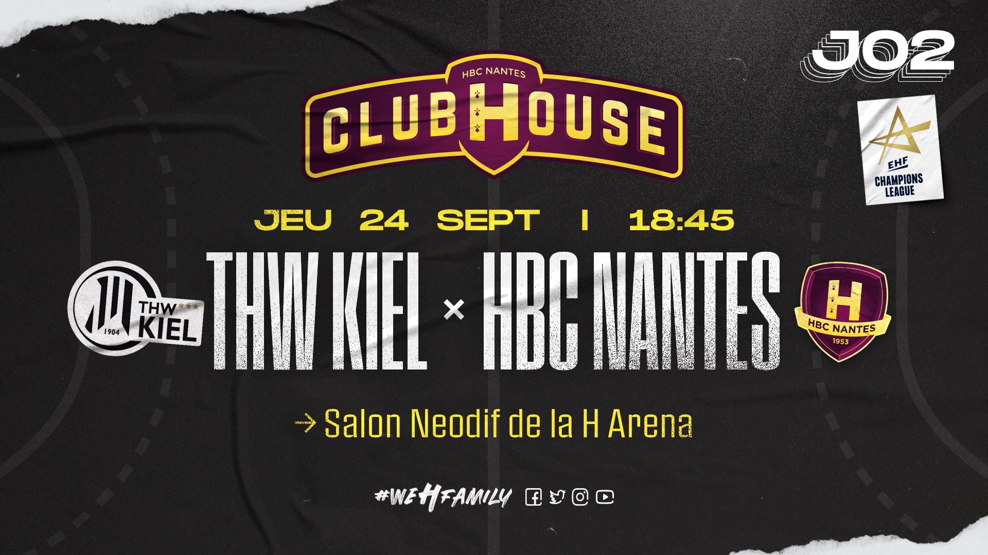THW Kiel - HBC Nantes : Rendez-vous au Club House