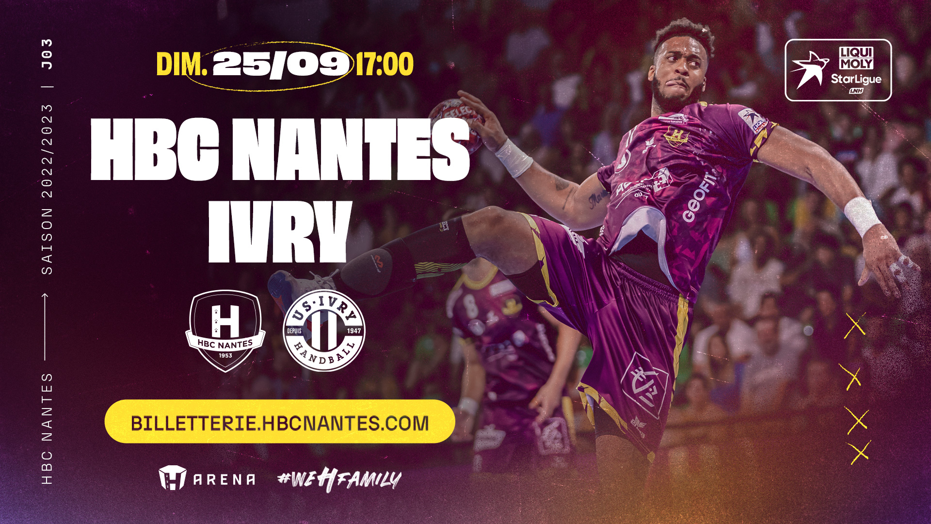 HBC Nantes - US Ivry : Programme de match