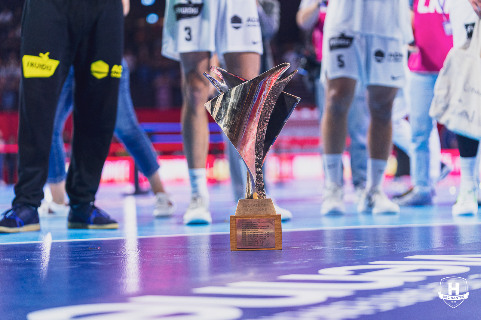 HBC Nantes - Kielce : Trophée des Champions à la borne à selfie