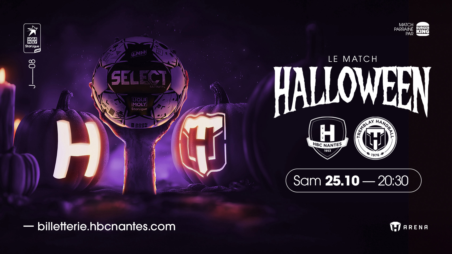 HBC Nantes - Tremblay : La H Arena fête Halloween