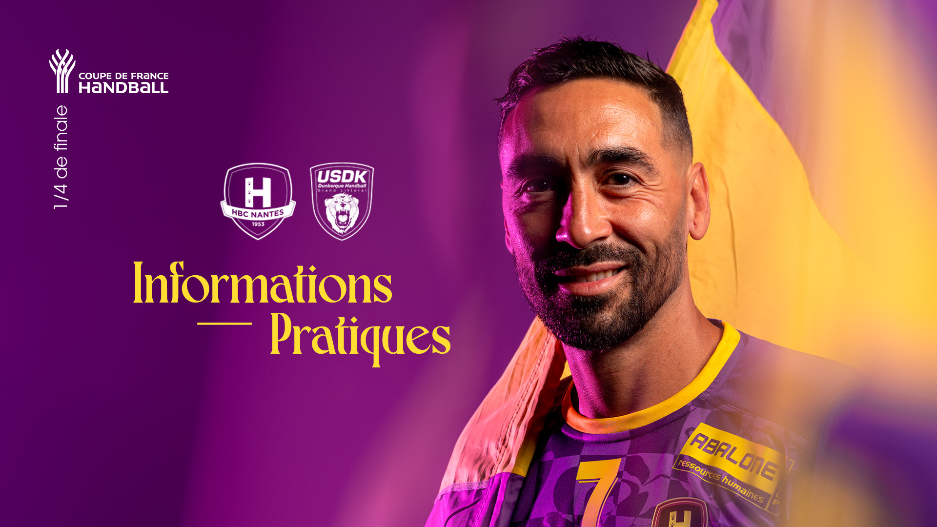 Infos pratiques : HBC Nantes - Dunkerque (CDF)